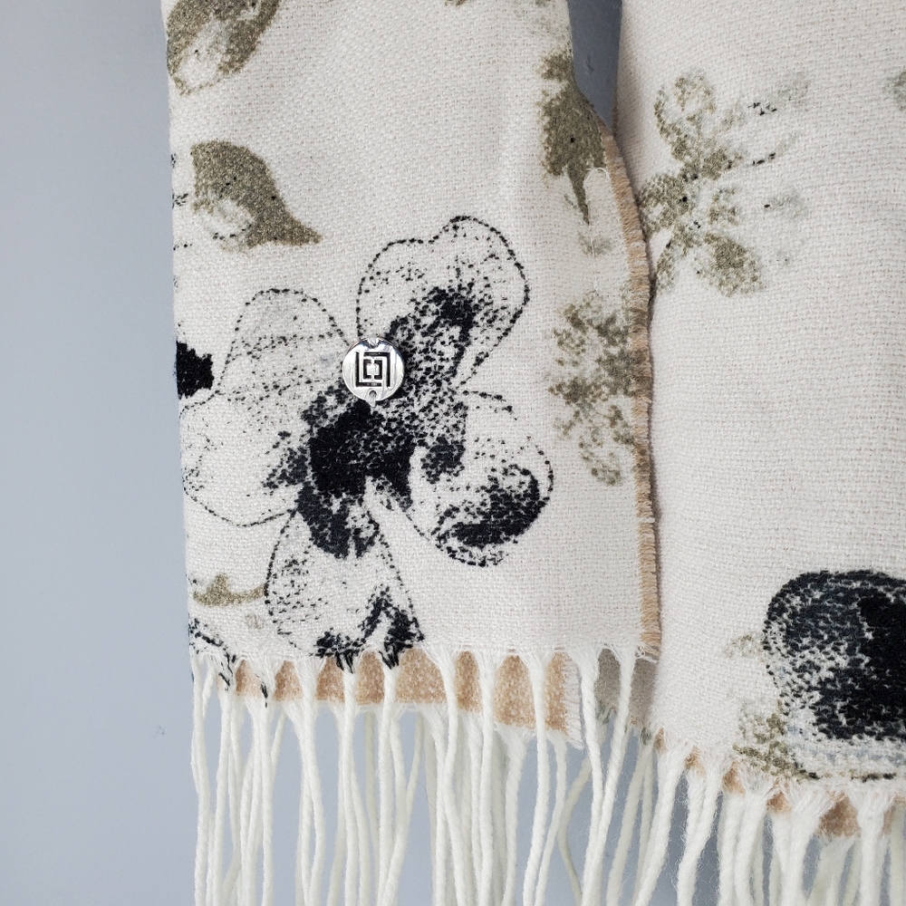 Liz Claiborne Floral Oblong Scarf